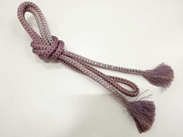 JAPANESE KIMONO / HAND-TIED OBIJIME CORD